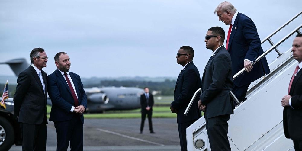 "You have to stop this horrible invasion of Europe. You won't have a Europe anymore, you have to get your act together," Donald Trump warned about immigration during a diplomatic trip to Scotland.