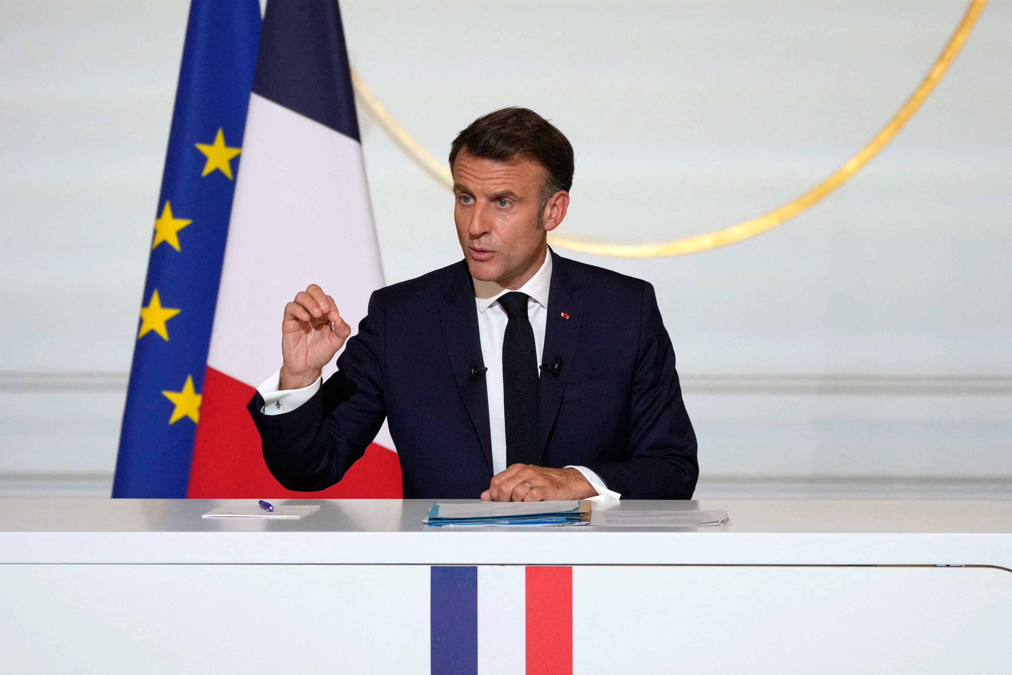 Emmanuel Macron konferansı erteledi ancak Filistin devleti konusundaki tavrını sürdürdü