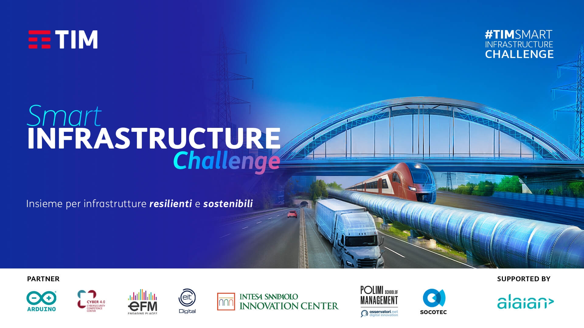 Open Innovation, hier ist die Tim Challenge zur Digitalisierung der Infrastruktur des Landes