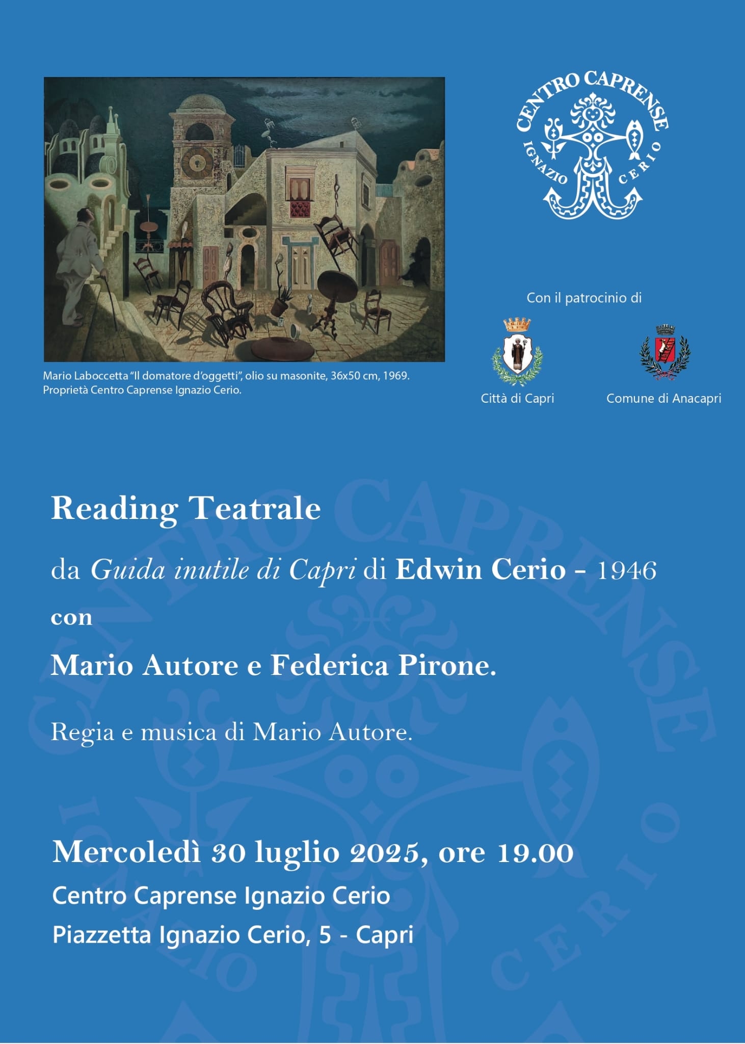 Teatro: Aquí tenéis una lectura de "La guía inútil de Capri".