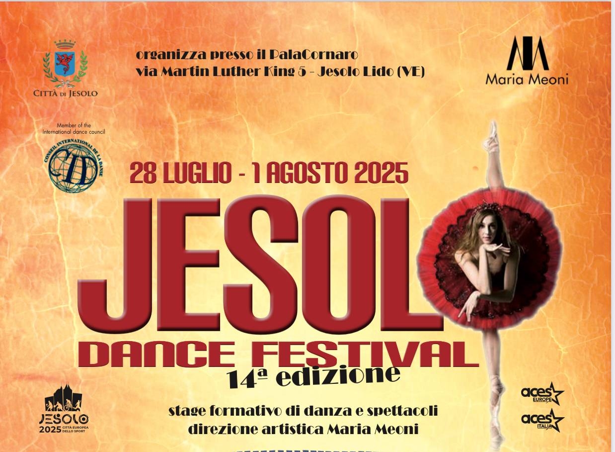 28 Temmuz'dan itibaren Jesolo Dans Festivali: sahneler, performanslar ve canlı şovlar