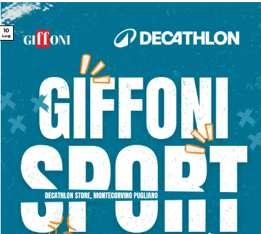 Giffoni Sport revient : champions, inclusion et bien-être sont au cœur de la deuxième édition du 17 au 25 juillet.