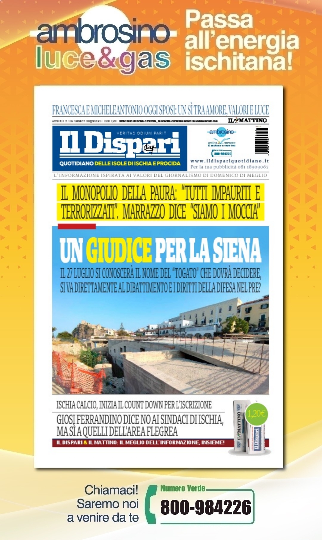 Banca de jornal. Um Juiz para Siena