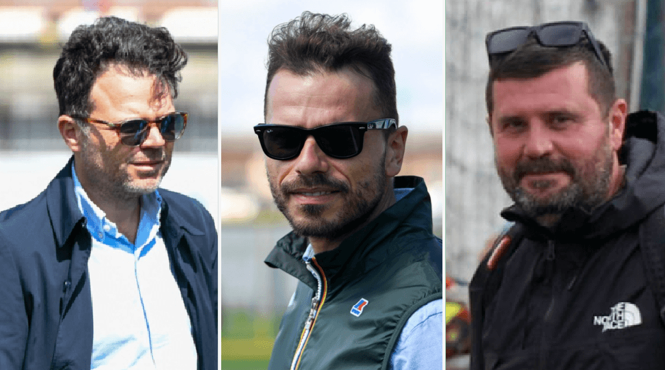 O verdadeiro Forio e os "diretores": Vito Manna, Nicola Pisani e Antonio Milanese