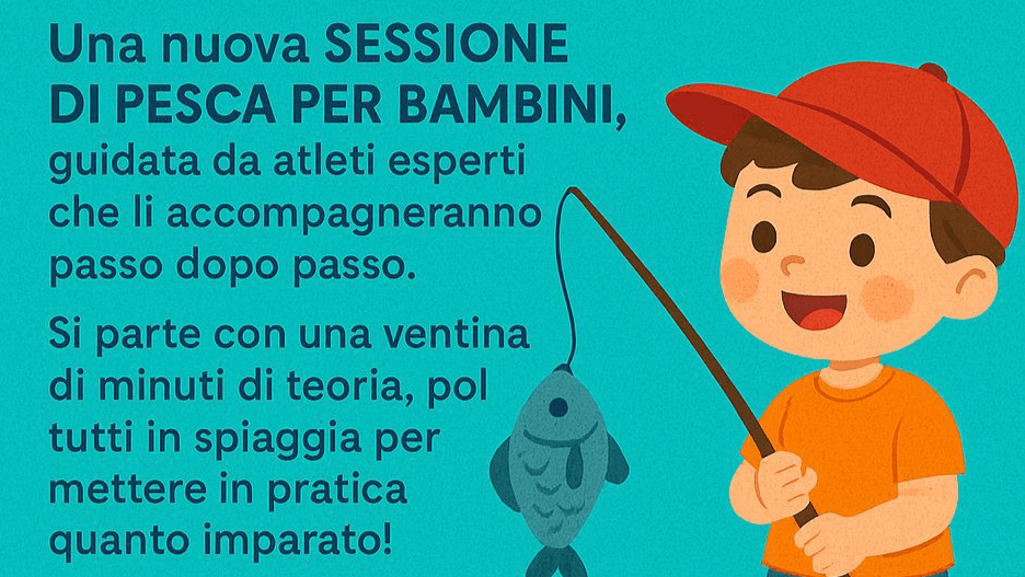 Torna la pesca per i più piccoli con l’ASD Ischia Sea Casting: appuntamento lunedì 9 giugno ai Maronti