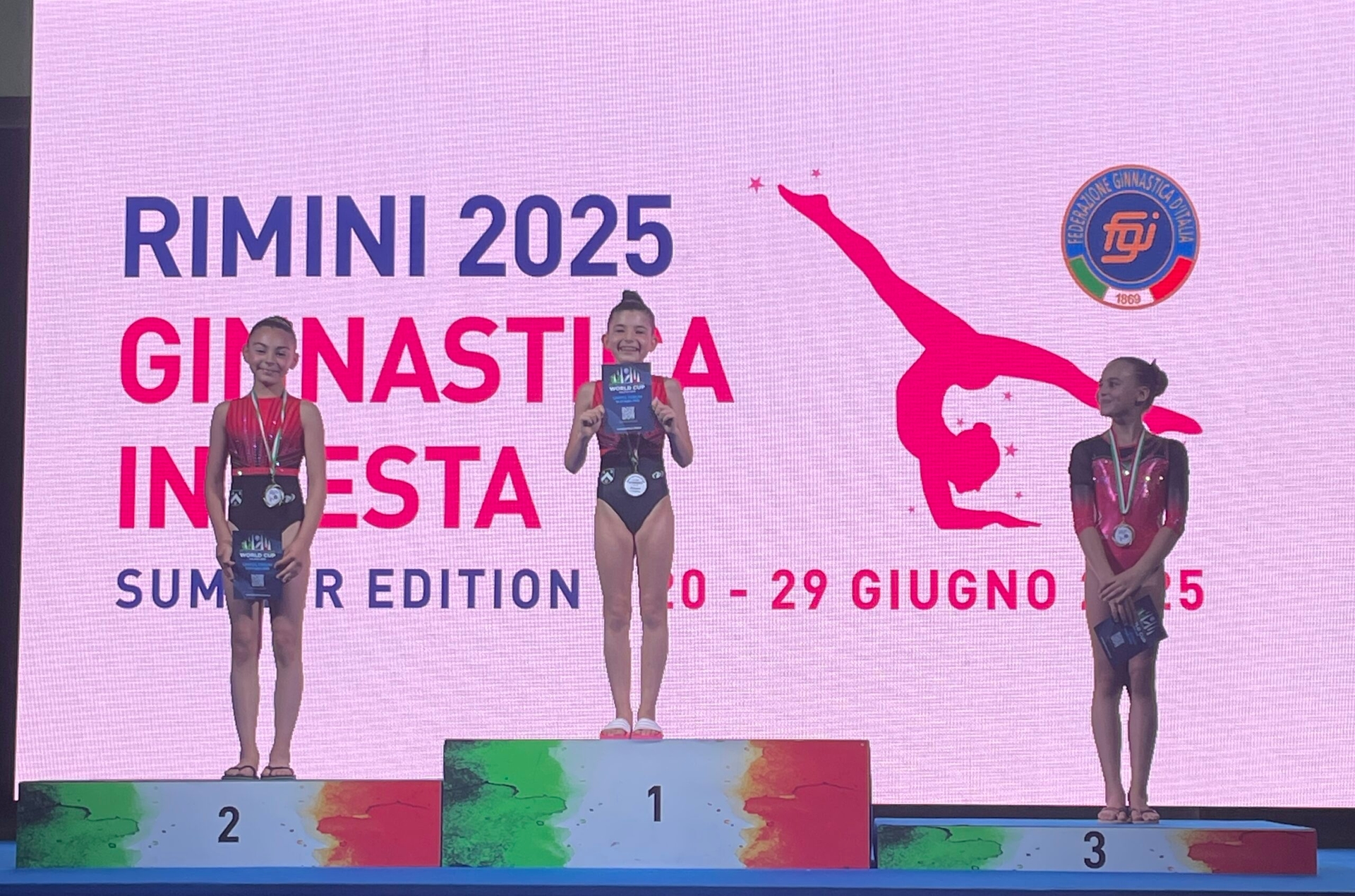 Amelia Sgobino di Fagagna gewinnt das nationale Kunstturnen in Rimini