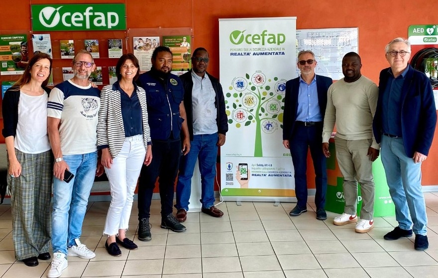 Een delegatie uit Mozambique bezoekt CeFAP in Codroipo