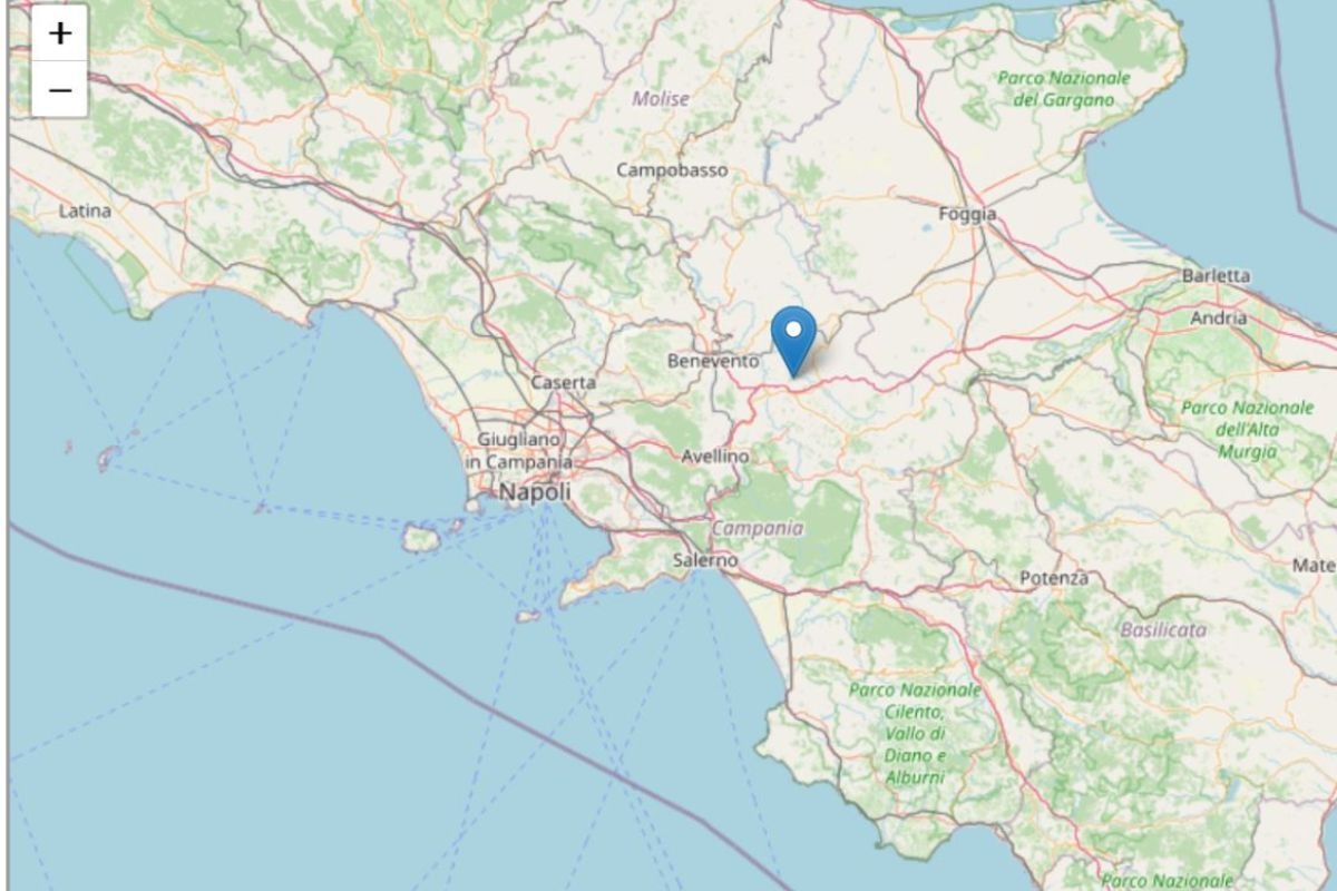 Terremoto oggi Avellino M 3.5/ Ingv ultime notizie, paura in Irpinia: scossa avvertita da più persone