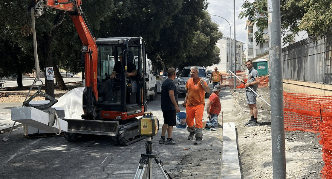 Foggia, les travaux de la SC17 sont terminés : de nouveaux chantiers sont en cours sur la Via Petrucci et la Via Amorico.