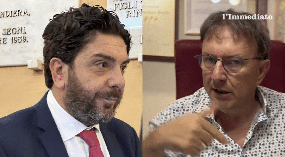 "Caro De Sabato, você queria se juntar à Liga e agora está nos atacando." Esplêndido contra o vereador de Foggia.