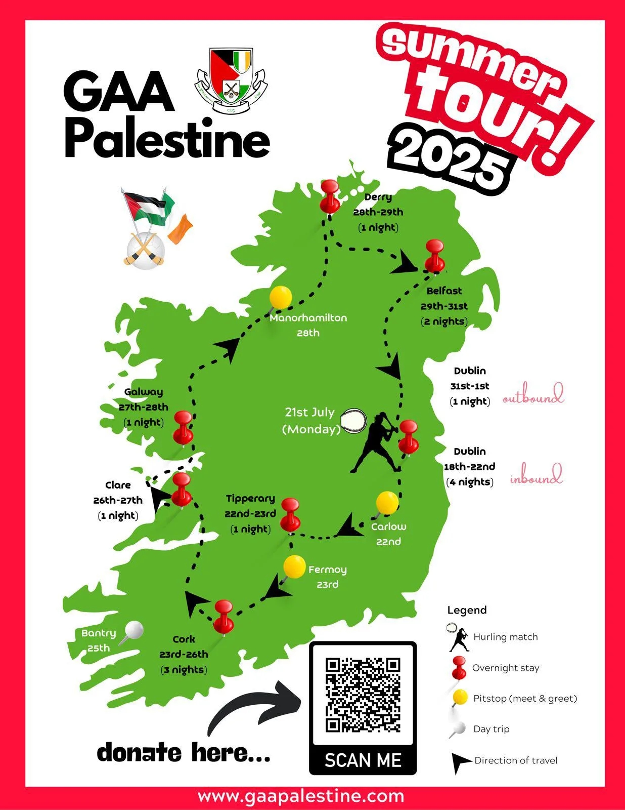 Palestine’s first GAA club to bring over 30 children to Ireland for tour