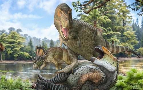 Dziadek Tyrannosaurus rex przybył przez Cieśninę Beringa do Ameryki Północnej