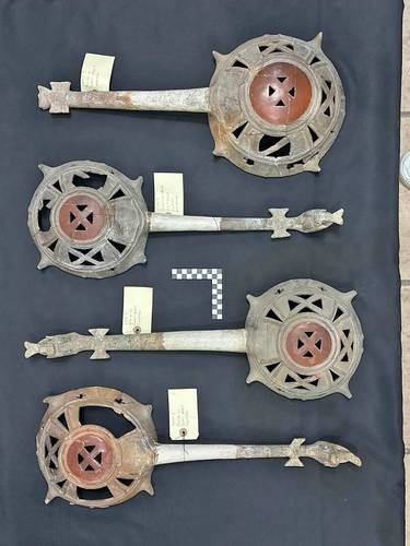 Restoration of 27 incense burners recovered in 2016 in Cuautitlán concludes: INAH