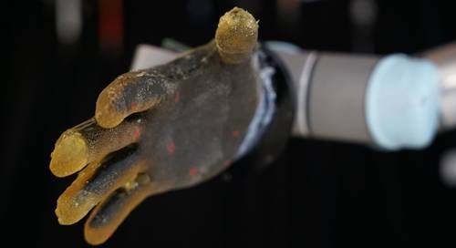 Desarrollan piel robótica que puede detectar presión, temperatura y dolor