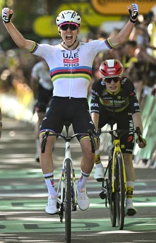 Pogacar vince la quarta tappa del Tour