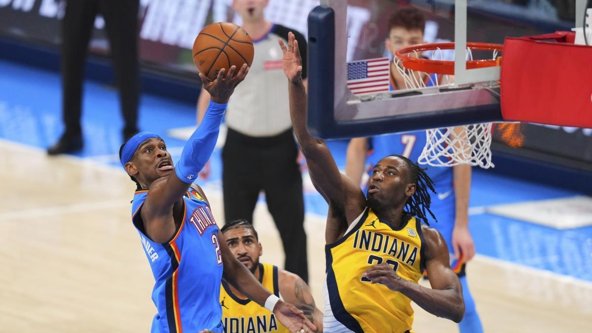 De Thunder verslaan de Pacers en brengen de NBA-finale in evenwicht.