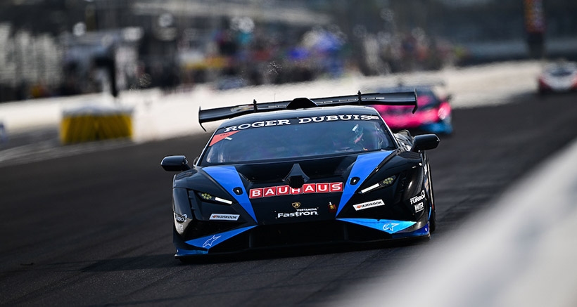 Die Gewinner des Indianapolis Lamborghini Super Trofeo verdoppeln sich im zweiten Rennen