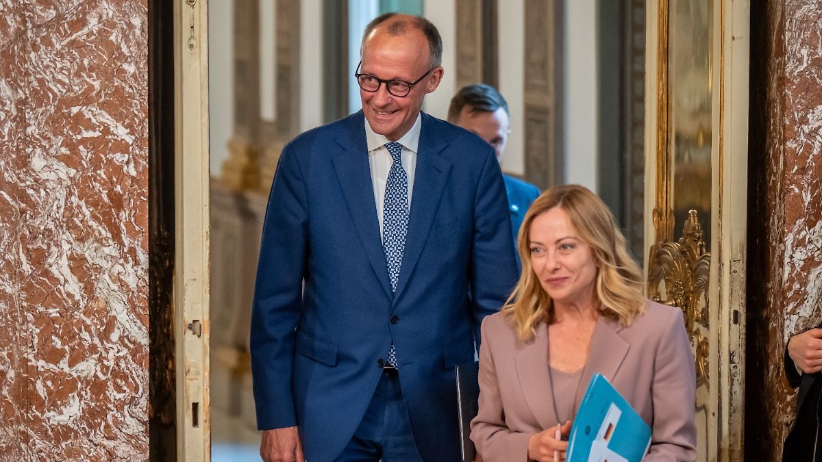 Irritations after Kyiv trip: Merz wants to involve Italy more closely in the Ukraine war