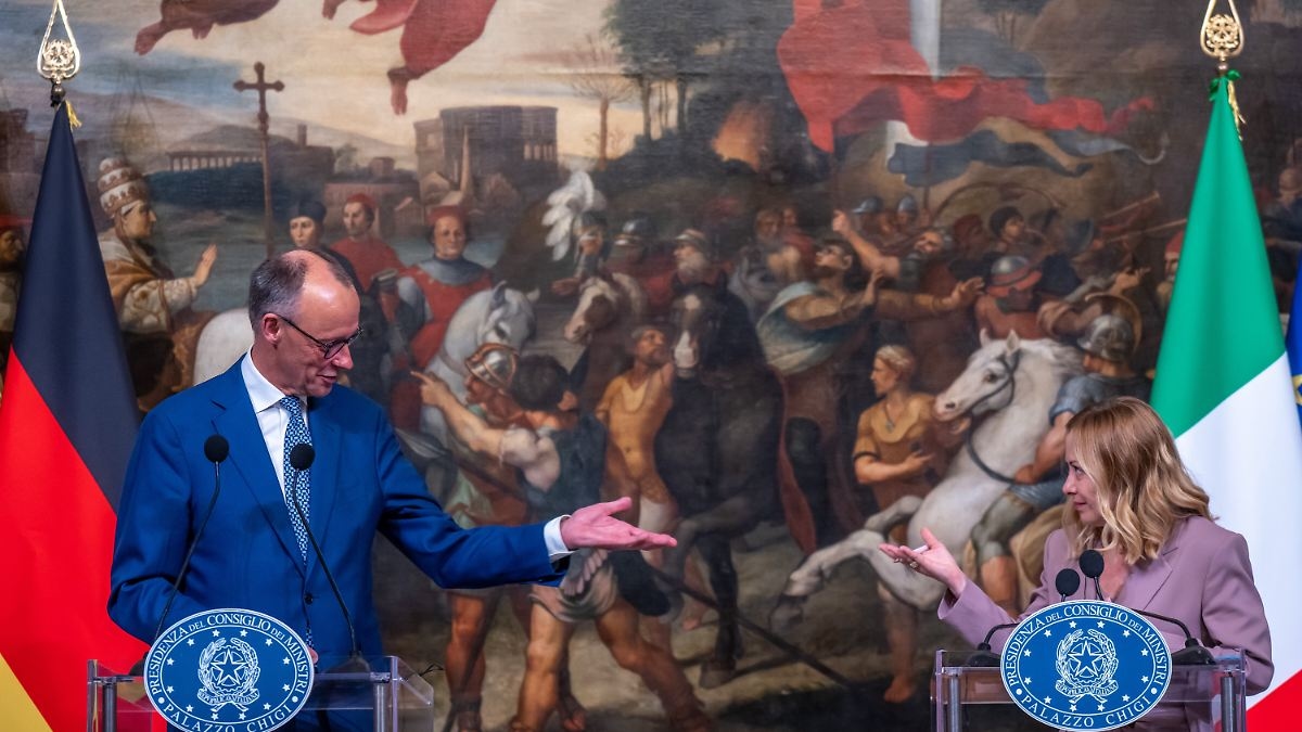 Review asylum in third countries: Merz and Meloni call for solidarity on migration