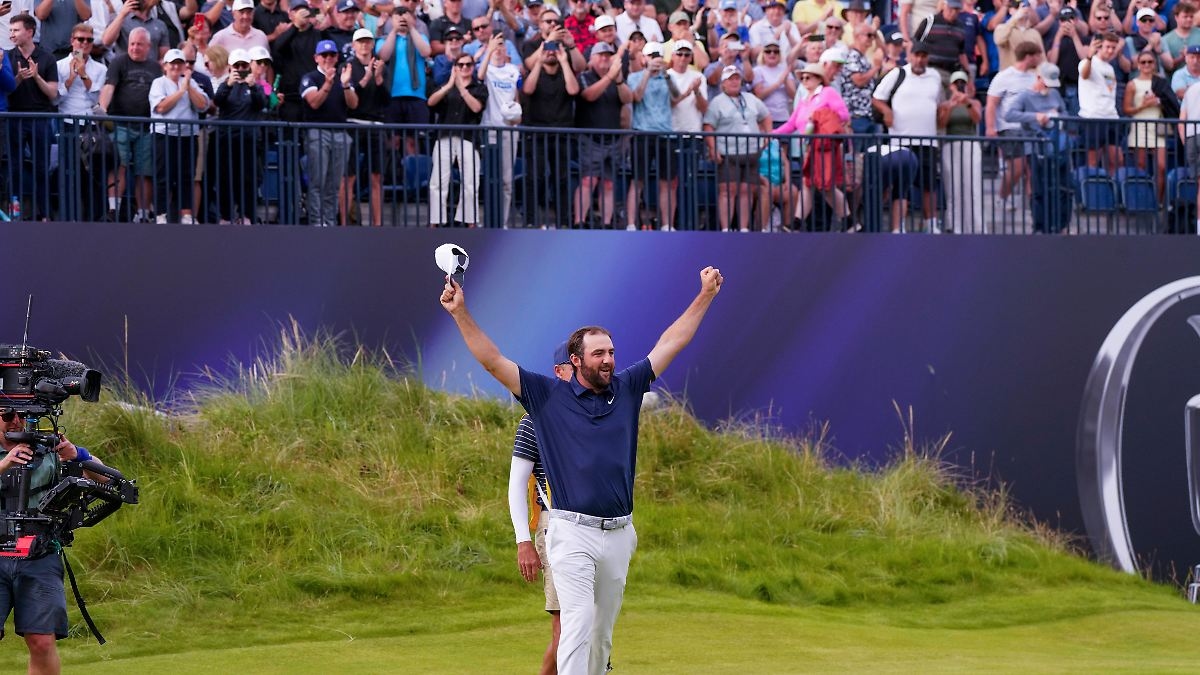 British-Open-Champ Scheffler: Golf-Triumphator war "auf dem College nicht besonders gut"