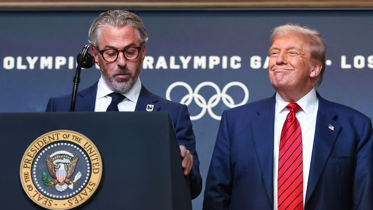 Olympische Spelen in Los Angeles: Trump leidt taskforce – en draagt Olympische fakkel