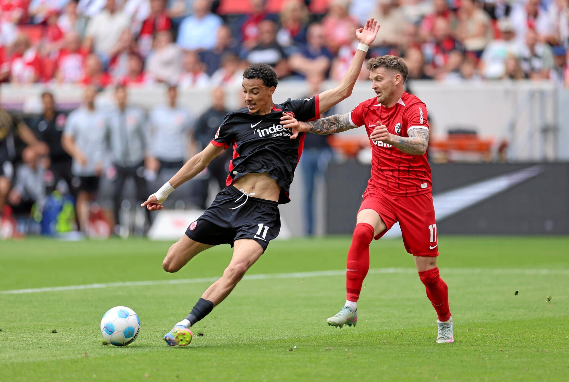 Bundesliga | O Eintracht Frankfurt comemora em Freiburg – e o clube esportivo também