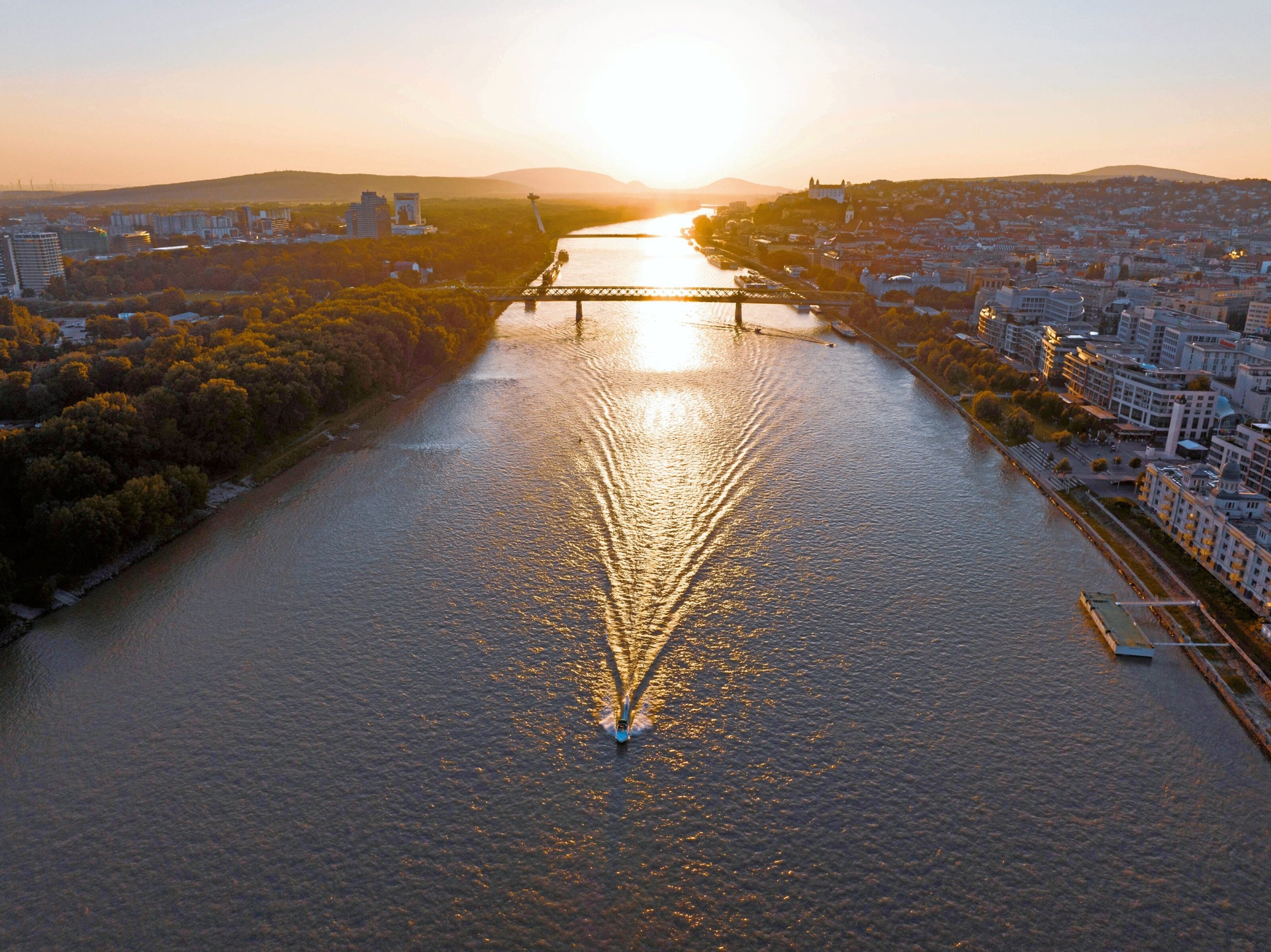 A flote | Flotando en Bratislava