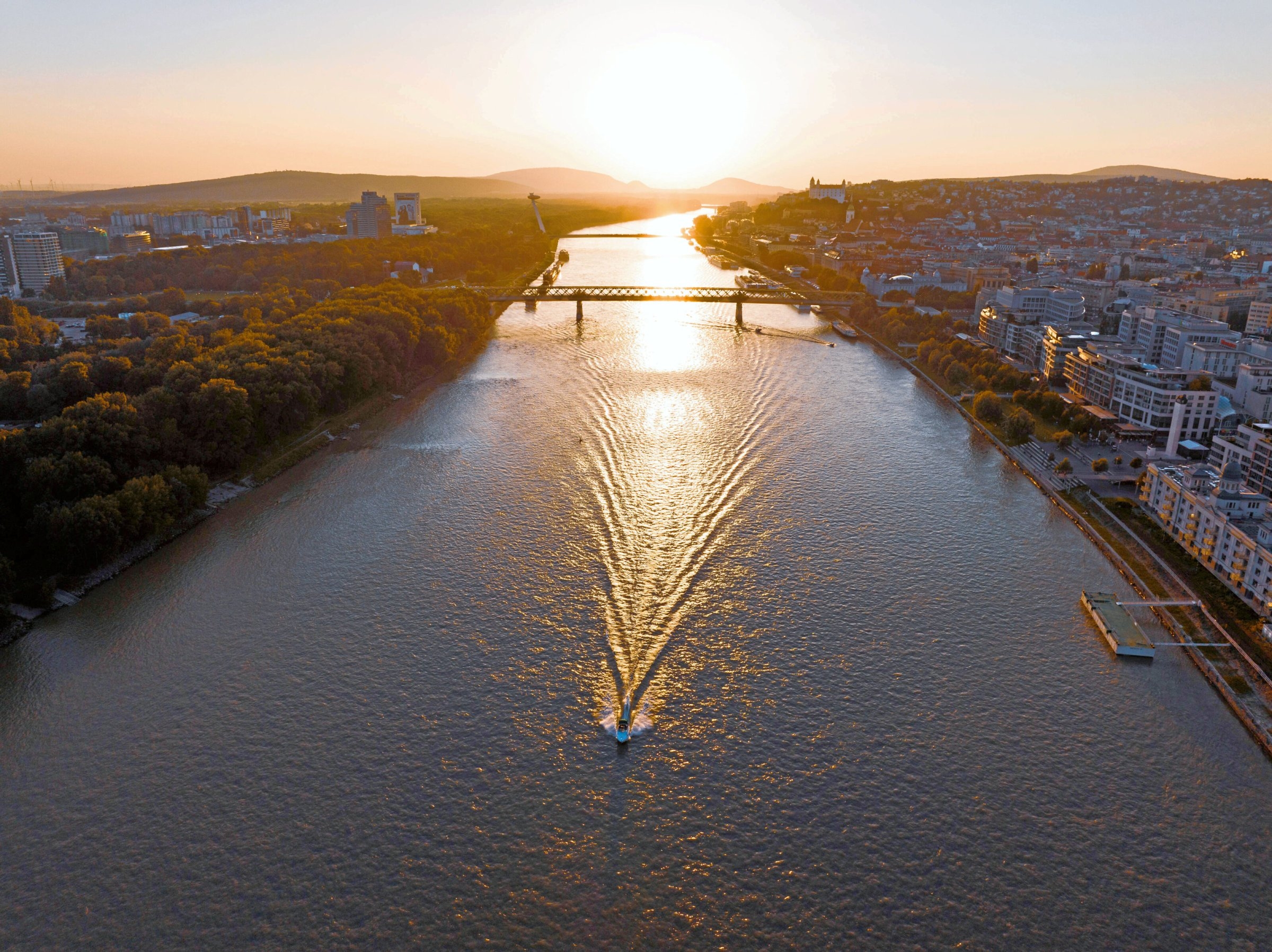 Über Wasser | Treiben lassen in Bratislava