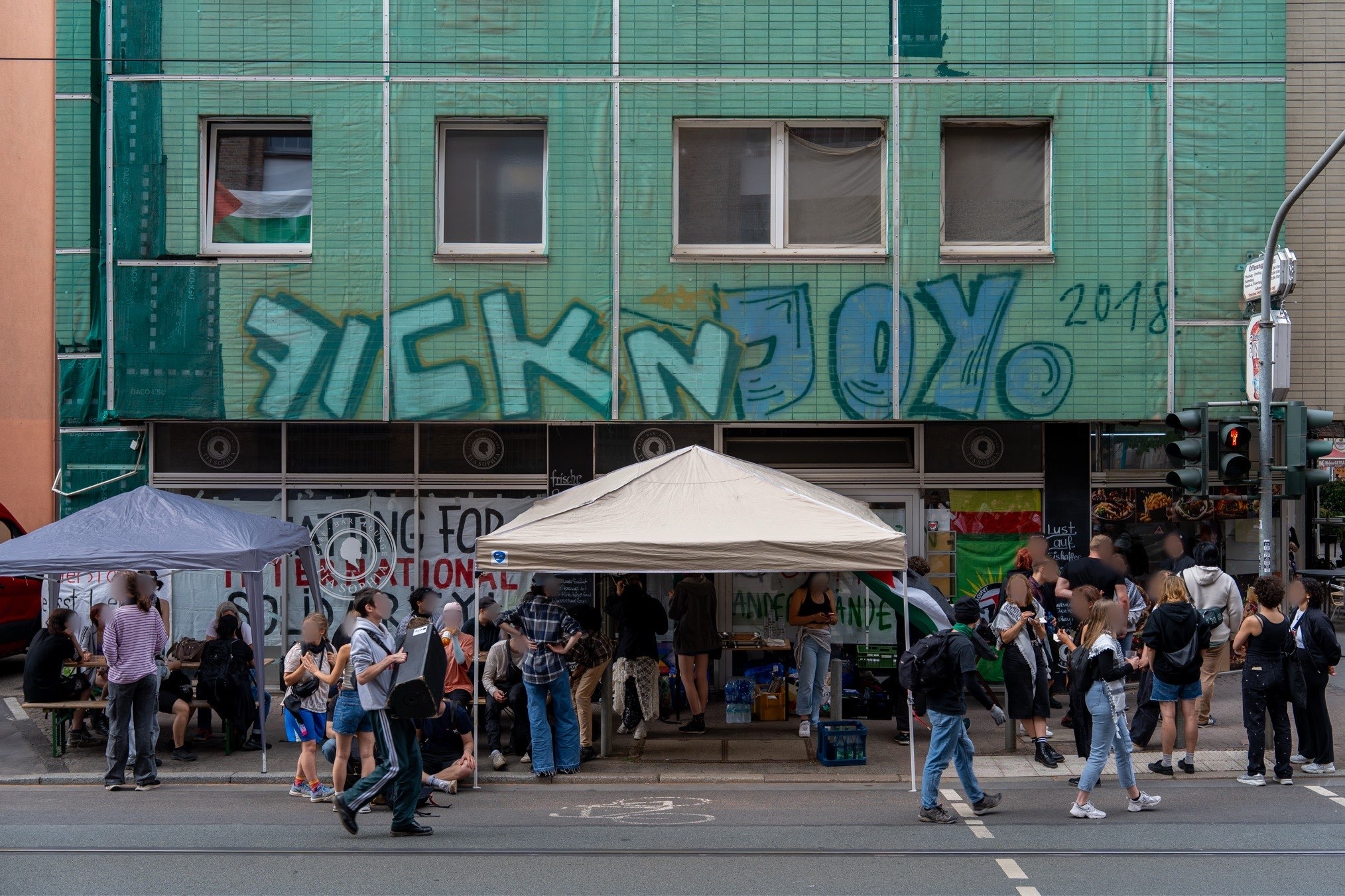 Kraken | "Internationalistisch Centrum" opgericht in de wijk Gallus in Frankfurt