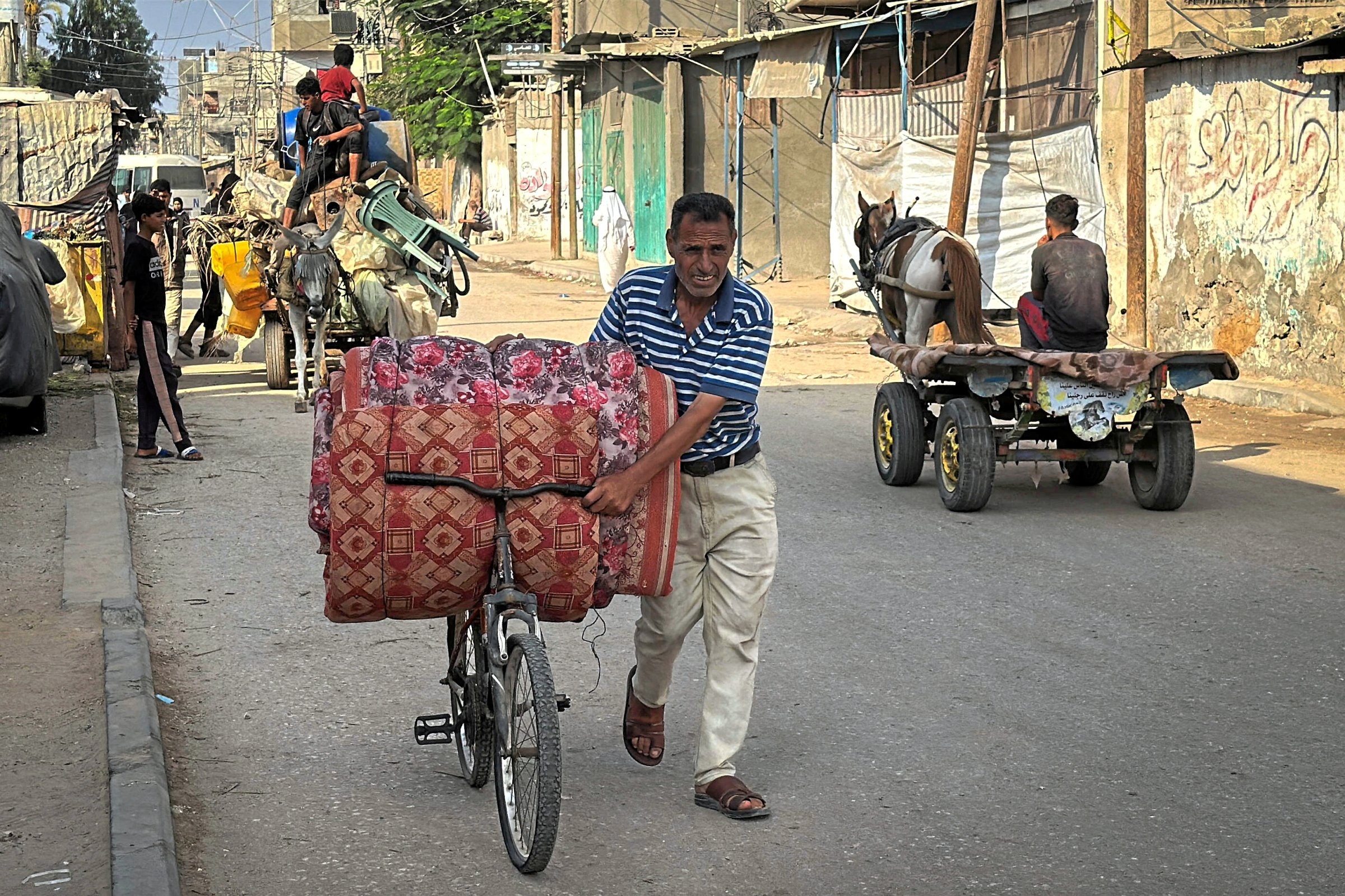 Gaza War | Mass displacement in the Gaza Strip