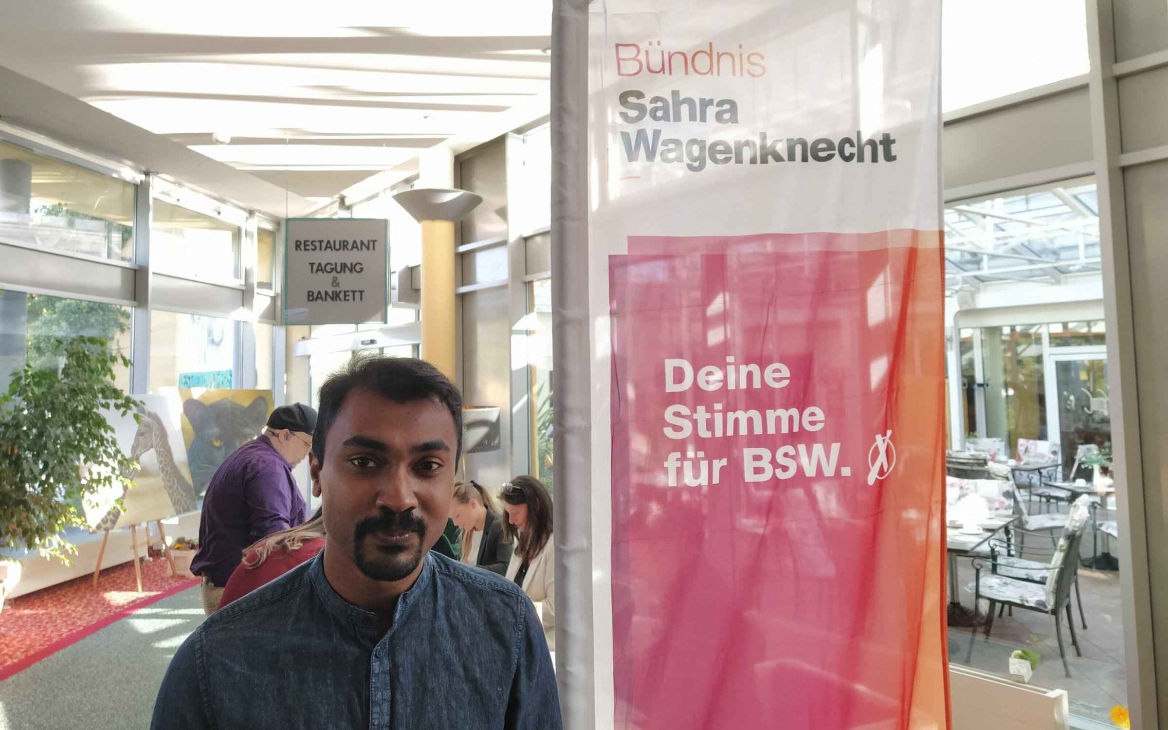 Bündnis Sahra Wagenknecht | BSW in Berlin: Linkskonservativer Tennisspieler