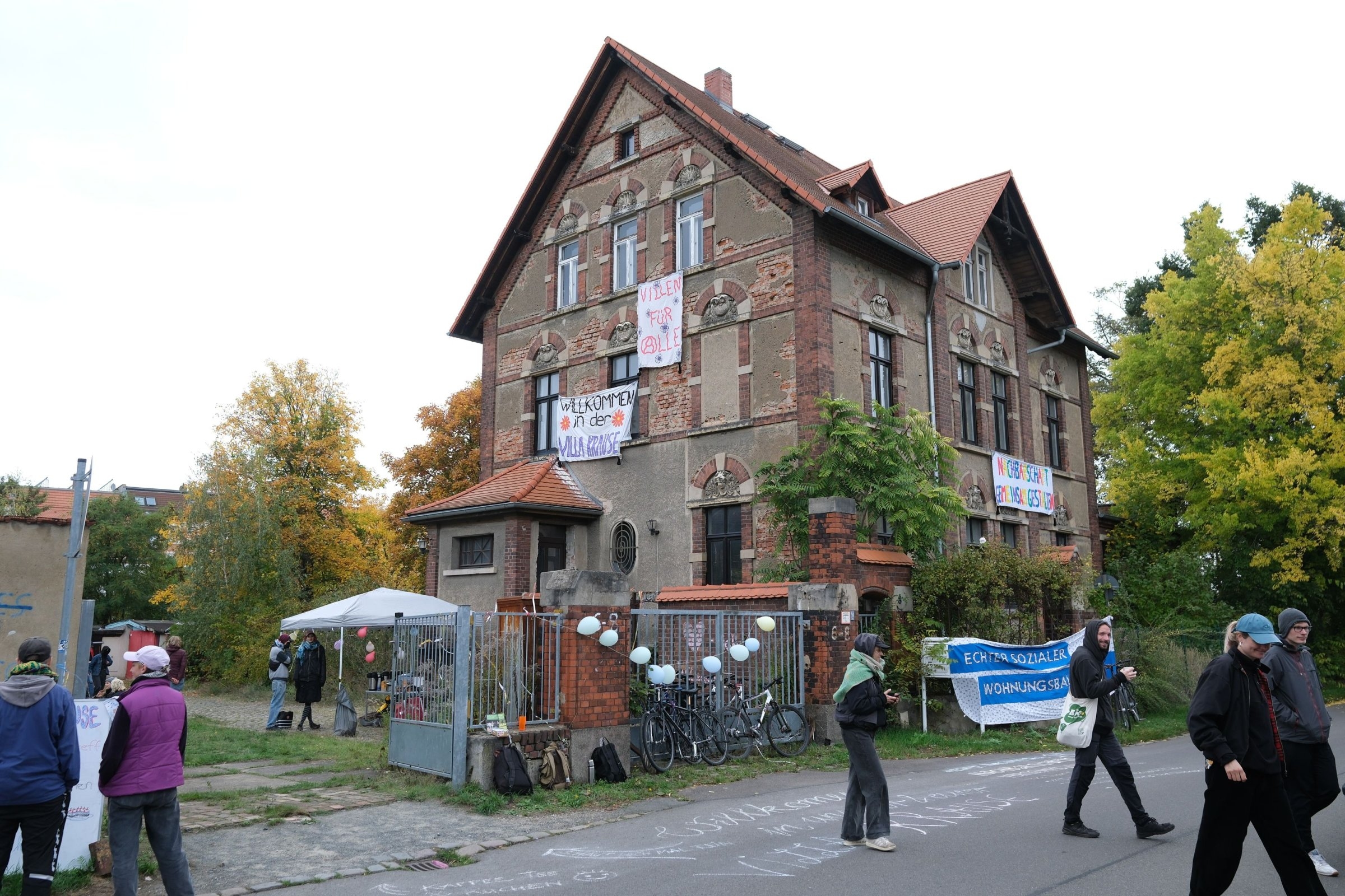 Campaña de izquierdas | Activistas ocupan de nuevo una casa en Leipzig