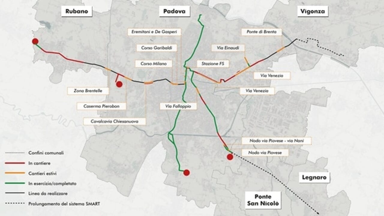 Tous les chantiers du tramway d'été : la liste complète des travaux