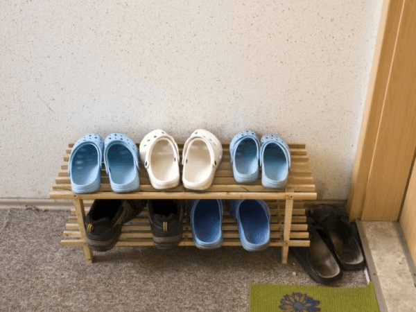 Taking off your shoes before entering the house is better for your health than you think.