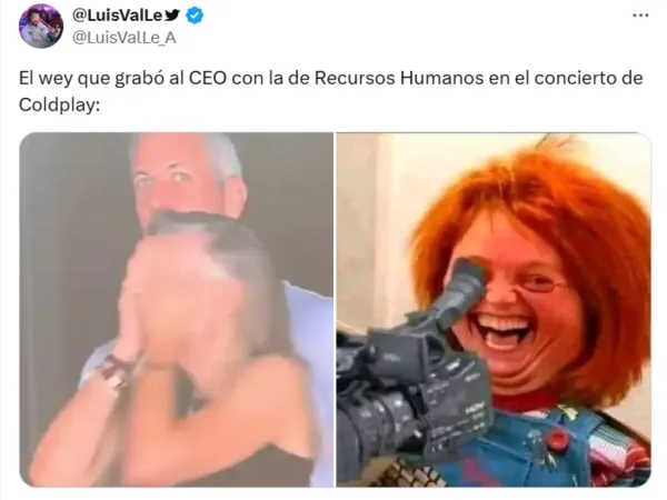 Tempesta di meme dopo l'infedeltà mostrata dalla kiss cam durante un concerto dei Coldplay