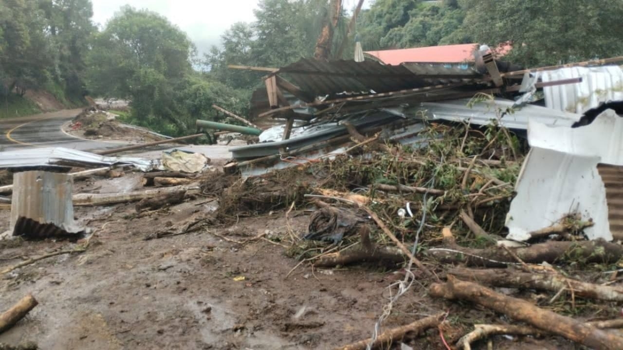 Nove morti segnalate a Puebla a causa dell'uragano Jerry