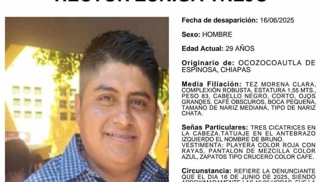 Een man die in de gemeente Ocozocoautla, Chiapas, werd ontvoerd, levend teruggevonden.