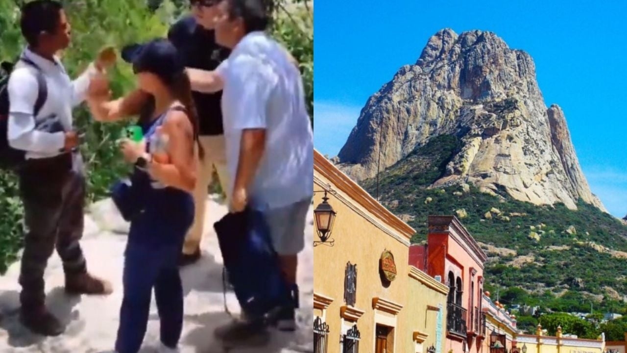 Amerikaanse toeristen krabben aan Peña de Bernal: 'Iedereen doet het', rechtvaardigen ze (VIDEO)