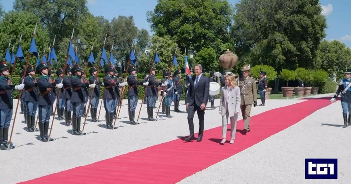 Italy-Greece Summit, Meloni Receives Greek Prime Minister at Villa Doria Pamphilj