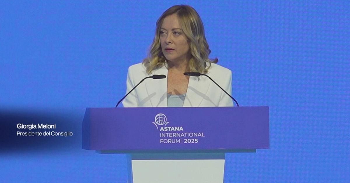 Meloni in Kazachstan: "Strategische samenwerking met Centraal-Azië, EU volgt Italië"