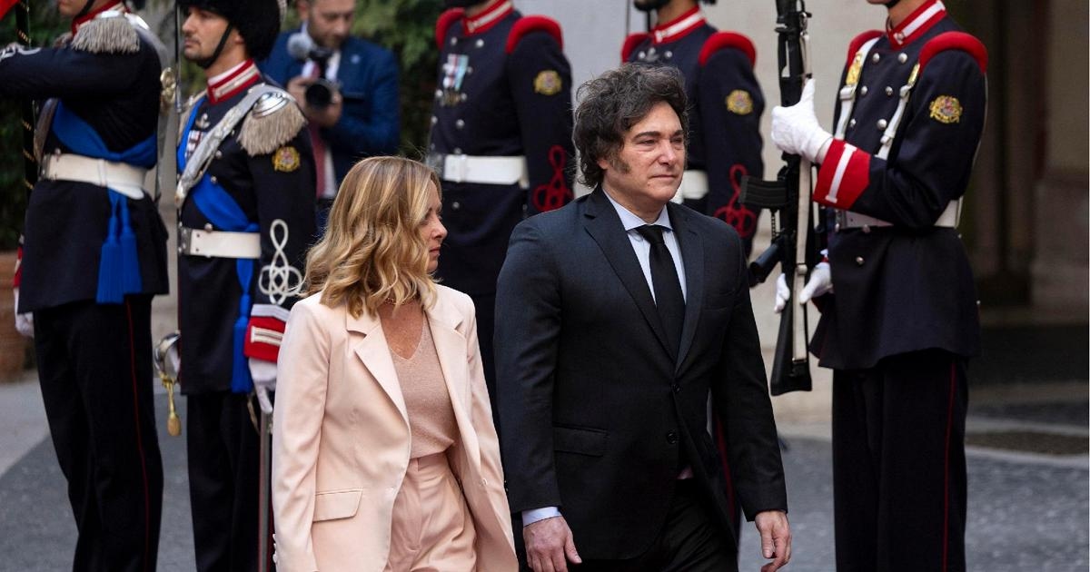 Milei in Rome, hug with Meloni: Italy-Argentina Action Plan 2025-2030 signed