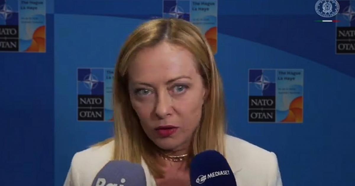 Giorgia Meloni: "NATO spending necessary and sustainable, we will not divert funds from other priorities"