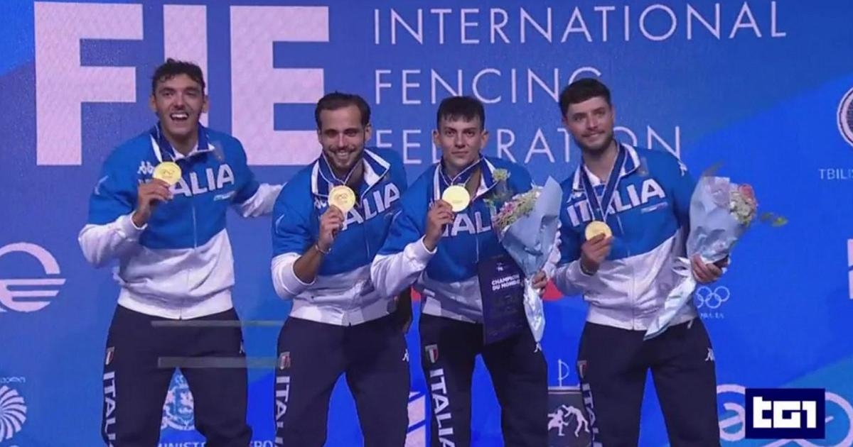Esgrima, o grito libertador de Curatoli: o sabre italiano é de ouro