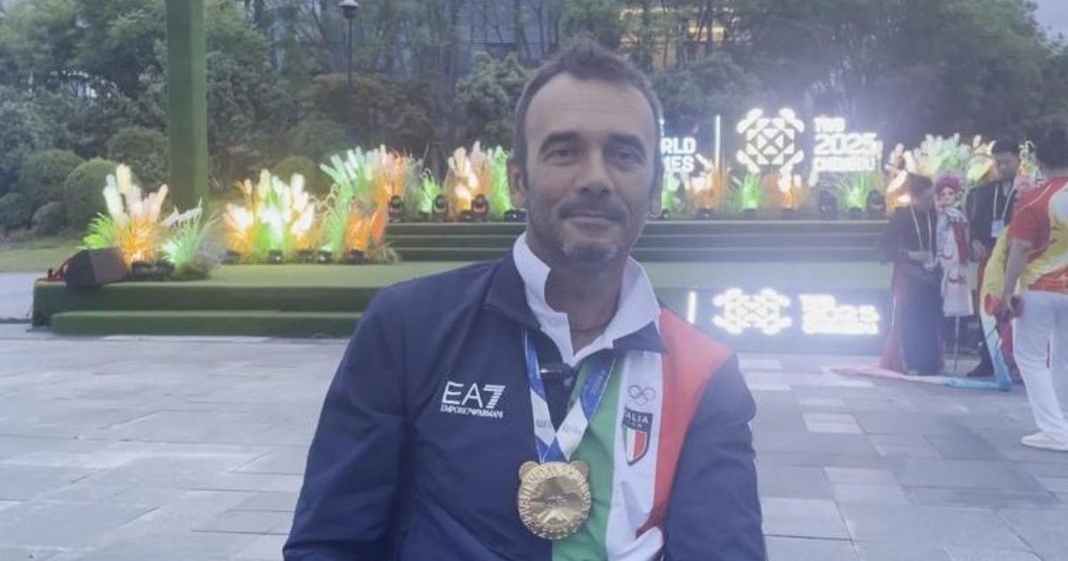 Juegos Mundiales: Cianfoni gana el oro en apnea paralímpica: "Es la medalla de mis sueños".
