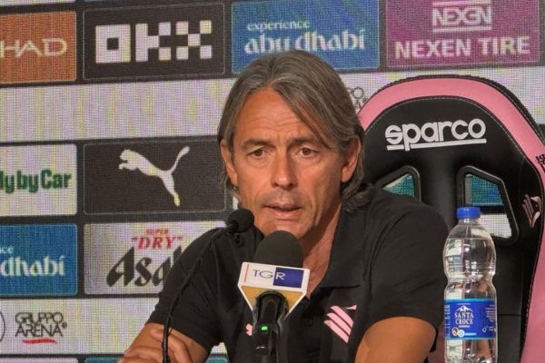 Palermo, Inzaghi inspireert het team: "We zullen trots zijn om City te ontmoeten. Ik wil mensen zien vechten."