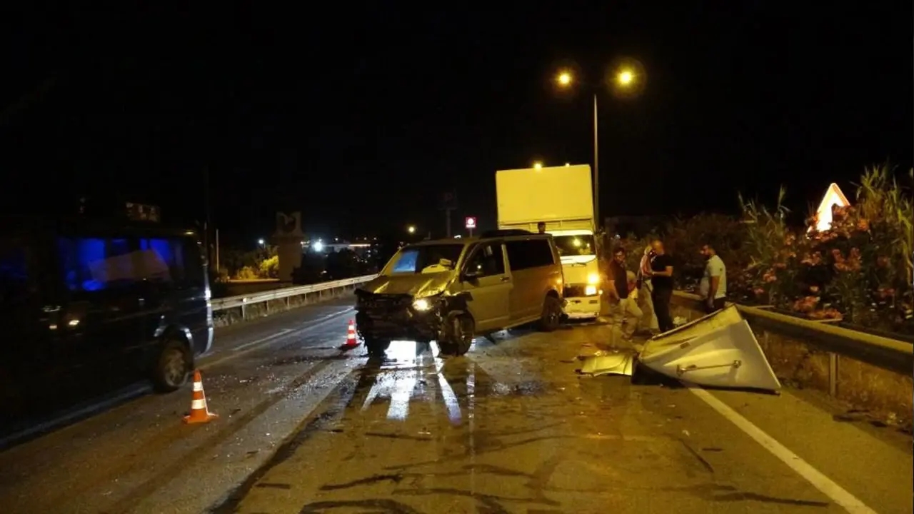 Wypadek łańcucha w Antalya Manavgat