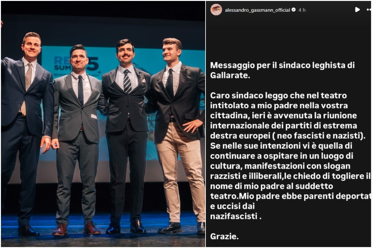 Remigration Summit, Alessandro Gassman's anger after the far-right rally: "Remove my father's name from the theater"