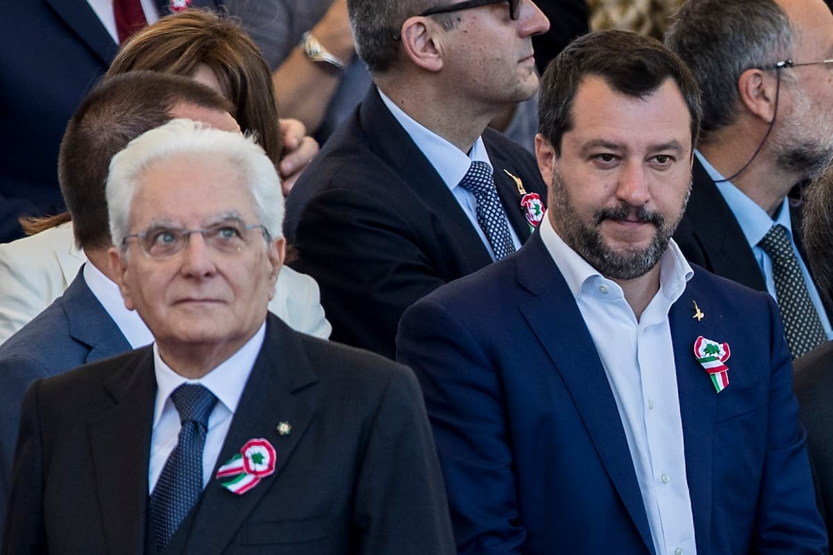 Strait Bridge, Quirinale blockiert Salvinis Dekret: Ausnahmen zur Mafiabekämpfung aufgehoben, Konflikt mit der Lega