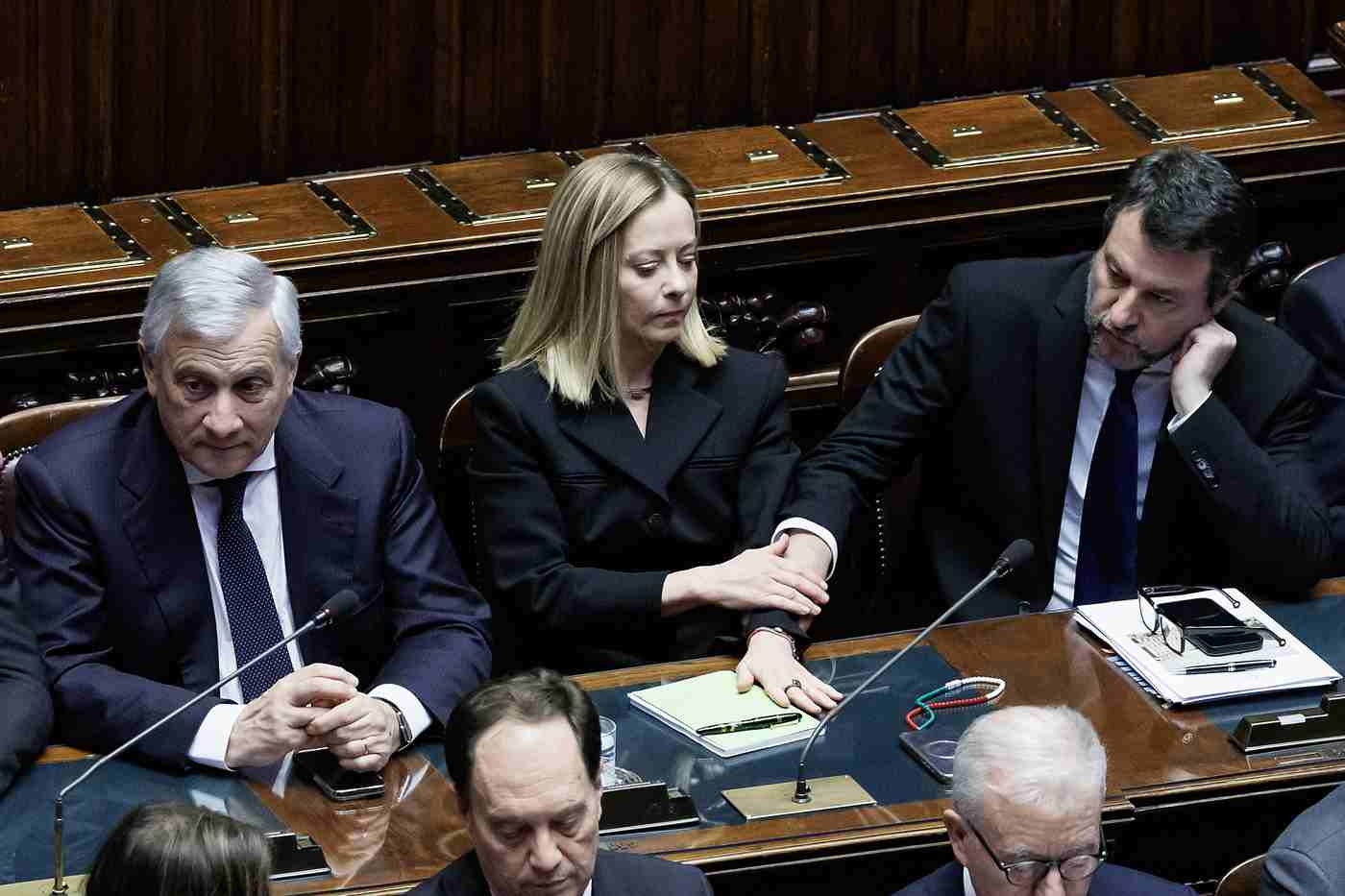 De Meloni-Tajani-as tegen Salvini: nee tegen de amnestie