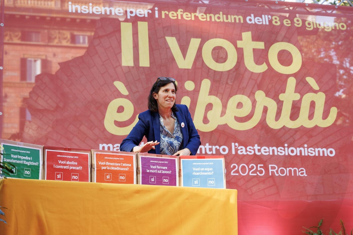 Referendum, with Elly Schlein for 5 Yes and a fairer Italy